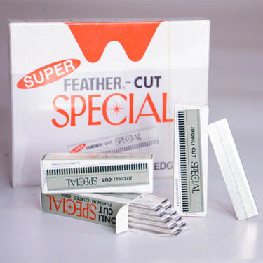 Eyebrow Razor Facial Shaper Shaver Hair Feather Cut Blade Bit 10pcs Pack