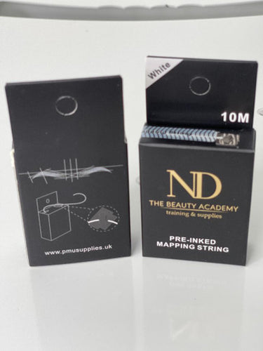 pre inked mapping string WHITE 10 m Marker Threading String Eyebrow Thread