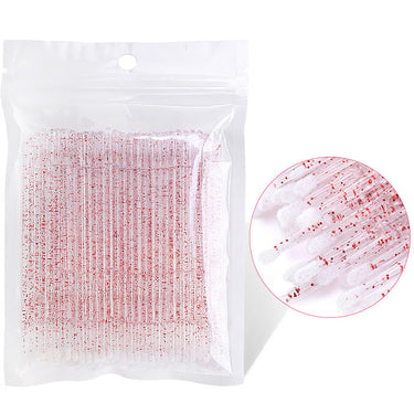 PRE - DRAWING, Projekt Micro Brushes Make Up Tool Mascara Small Head 2mm Head Applicator Glitter