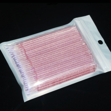 PRE - DRAWING, Projekt Micro Brushes Make Up Tool Mascara Small Head 2mm Head Applicator Glitter