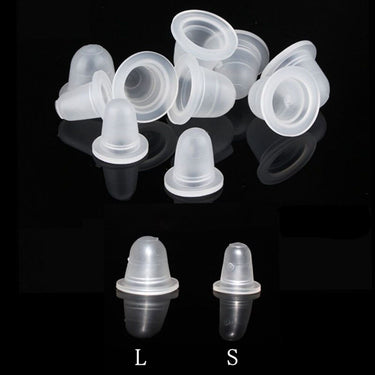 100pcs Silicone Disposable Microblading Tattoo Ink Cups Permanent Makeup L and S