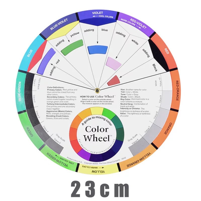 Color Wheel, Tattoo Ink Color Wheel Chart Tattoo Pigment Mix Color Gui ...