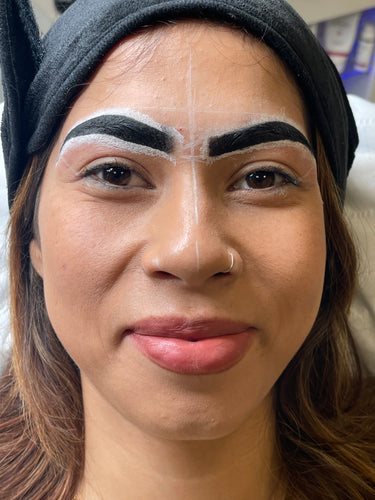 White Brow Paste contouring eyebrows  henna mapping pre-drawing 15g