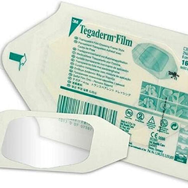 Patch test cover , Sterile Transparent Film Dressing Frame Medical Tattoo Skin Wounds Care 6cmx7cm