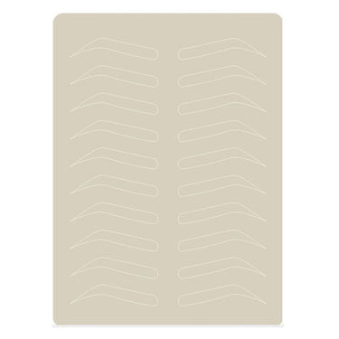 Eyebrows practice skin Pre-Shaped Microblading Latex Practice Fake Skin With Eyebrow Training SPMU
