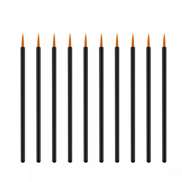 Fine tip point disposable brush  applicators x 50pcs  Brow  LIPS Design Pre-Drawn , nano brush, applicator Eye Liner Brush Durable Prime Fine Lip Applicator Brush