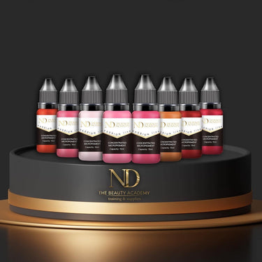 BRAND AMBASSADOR  ND Passion 15 ml SET of 8 pigments   FULL Collection of  LIPS