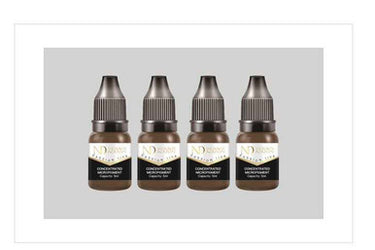 Box of 4x5ml Eyebrows ND passion micro pigments eyebrows kit