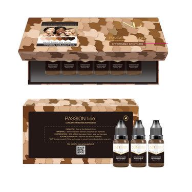 Starter kit ND passion 6x15ml  lip or  eyebrows collection