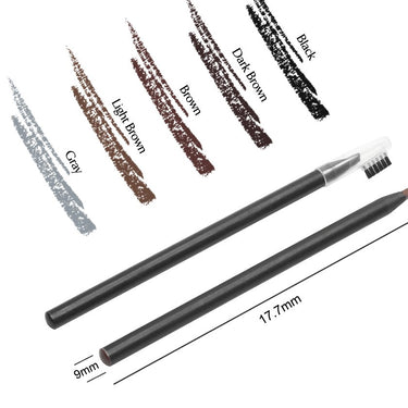 Eyebrow Pencil Waterproof Long Lasting Professional Fine Sketch Eye Brow Pencil mapping, project