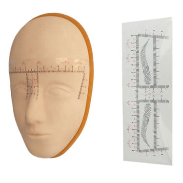 Stencil Ruler Microblading Eyebrow mapping  Template Makeup Measure Tool For Eyebrow