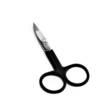 Stainless Steel Matte Black Brow Scissor Eyebrow Scissors